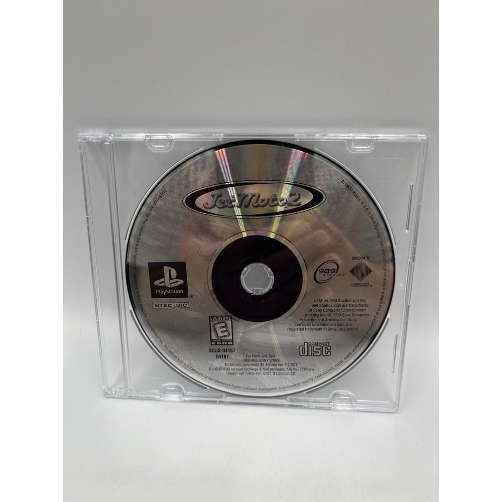 Jet Moto 2 (Sony PlayStation 1, 1997, PS1) DISC ONLY With Case